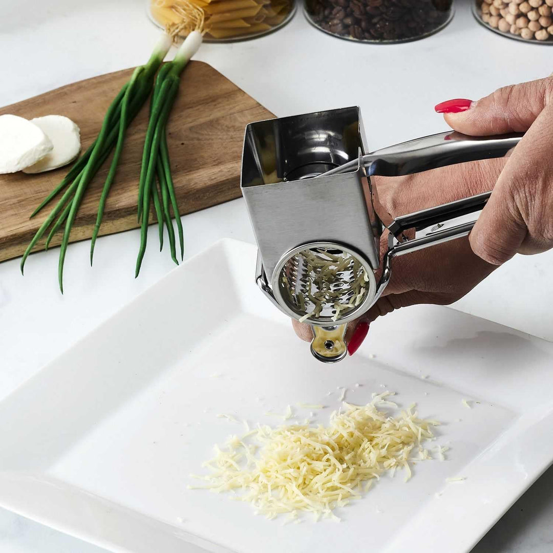 COOK CONCEPT, KU6648, Manual Stainless Steel Cheese Grater, modern and elegant Design, Easy to use a