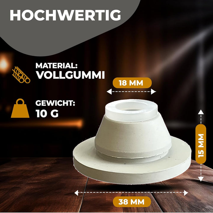 NEMT 15 Stück Adapterdichtung Stopfen für 5 Liter Partyfässer Dosen Gastrobedarf, 15 Stück