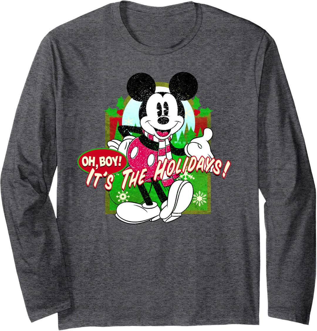 Disney Mickey And Friends Weihnachten It's The Holidays Langarmshirt