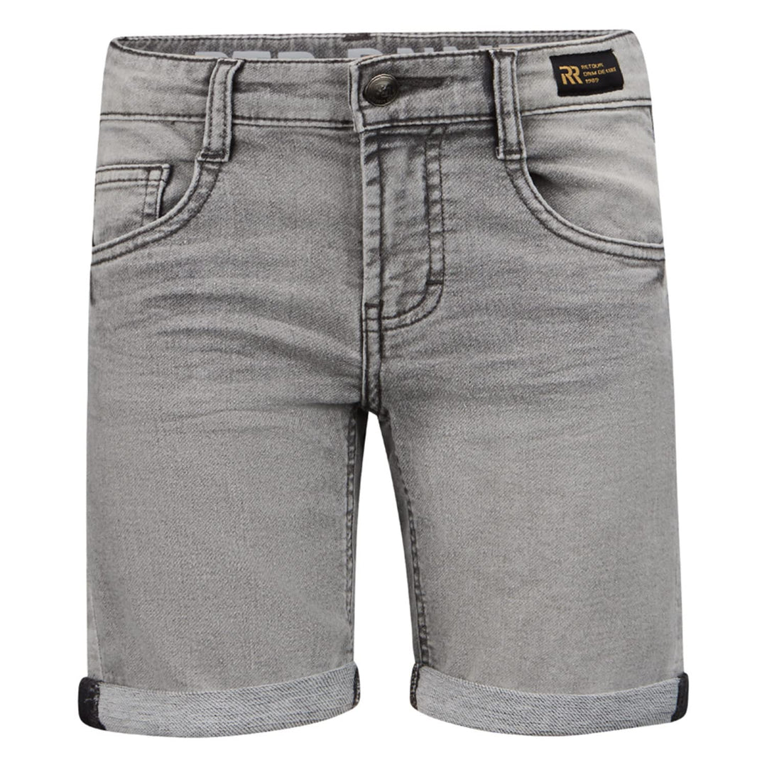 Retour denim de luxe Jungen Loeks Cloudy Grey Shorts, Medium Grey Denim, 13-14 Jahre EU