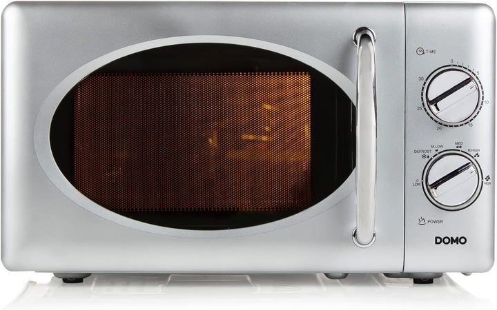 DOMO DO3020 Solo-Mikrowelle - 20 L - 700 W silber