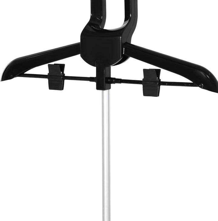 HOMCOM Vertikaler Dampfbügeleisen Kleiderglätter 1,4 L 1950 W Dampfstoss 32g/min Teleskopstange rosa