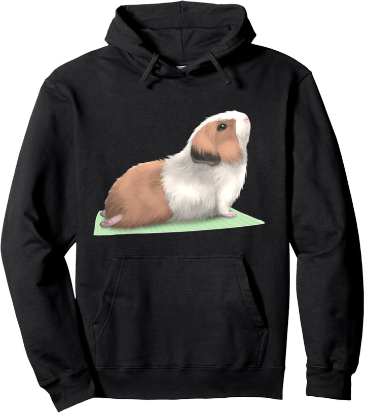 Guinea Pig Yoga Pose Meditation Zen Workout Exercise Pullover Hoodie