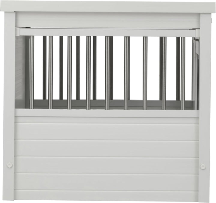 EcoFlex Haustier-Kiste/Ende Tisch Antique White L 47 x B 46 x H 56 cm, Antique White L 47 x B 46 x H