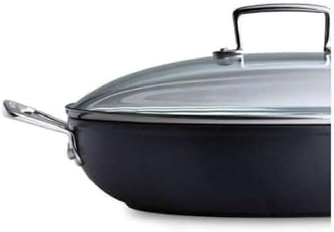 Le Creuset Aluminium-Antihaft Profipfanne mit Deckel, Ø 24 cm, Für alle Herdarten inkl. Induktion ge