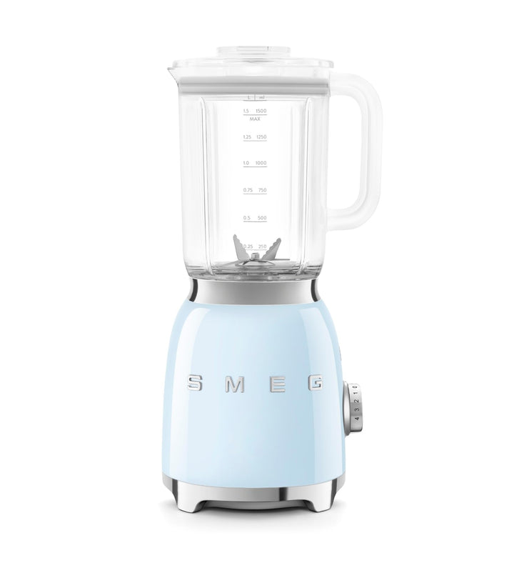 SMEG, BLF03PBEU, 1,5 l Standmixer, 4 -Geschwindigkeitsstufen, 4 Automikprogramme, Abnehmbare Doppelk