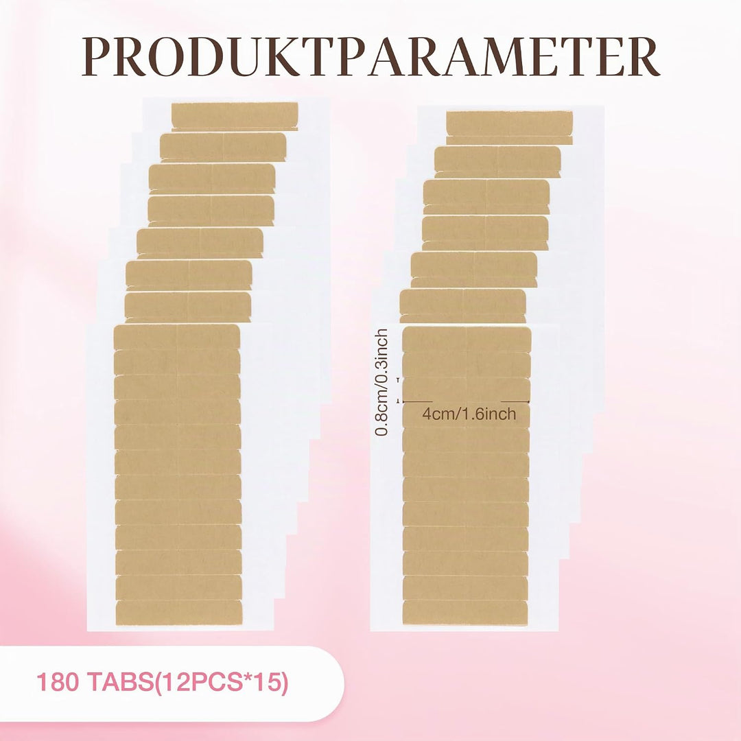 GOO GOO Hair Extensions Tape Tabs Double Sided Adhesive Replacement Professional Strong No-Residue T