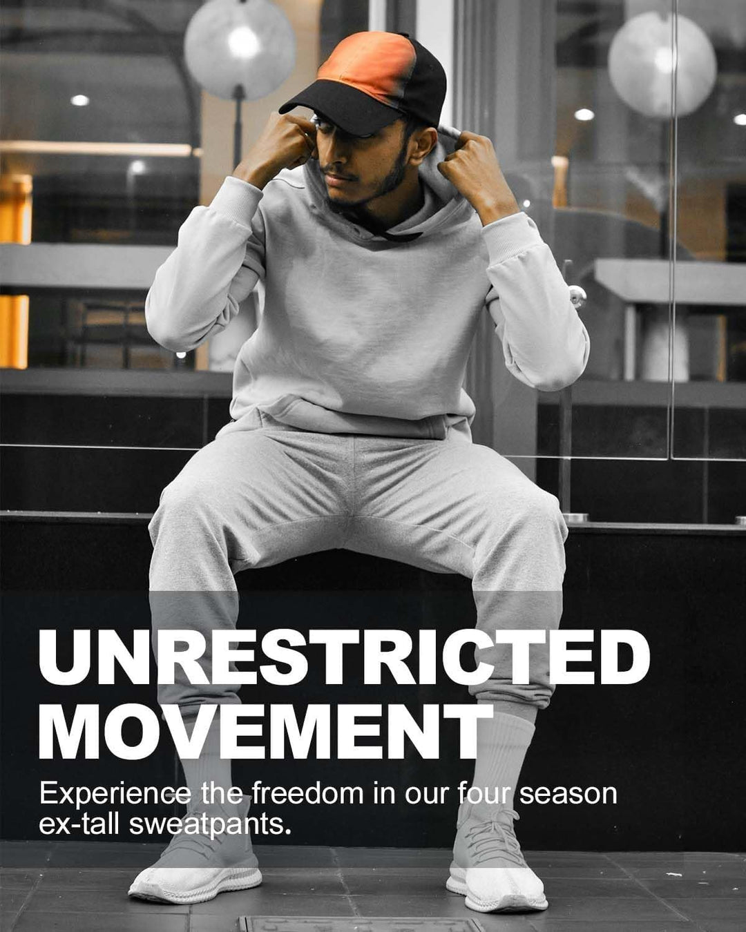 Zylioo Lang/Extra Lang Jogginghose Herren Lang Beine,Sommer Sporthose Sweathose Trainingshose Sweatp