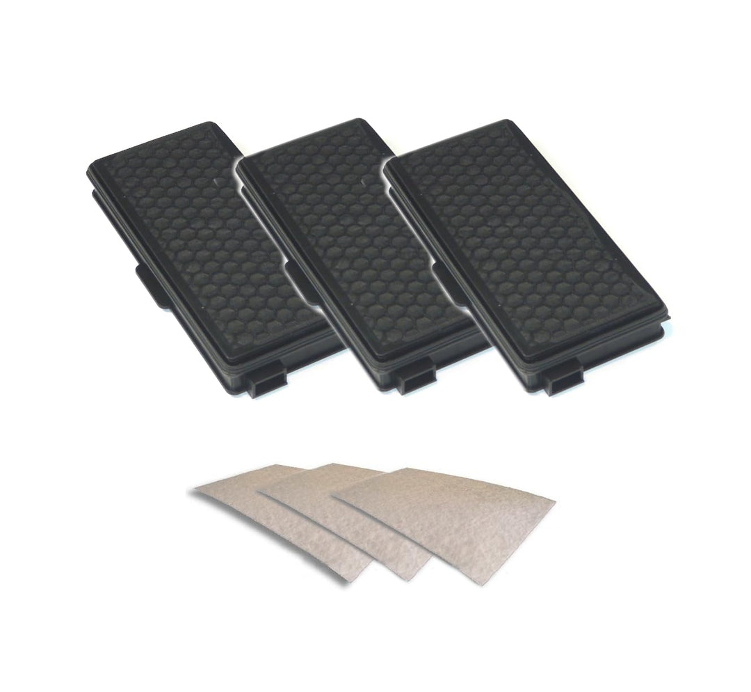 3 HEPA Filter Kallefornia K759 + 3 Motorschutzfilter einsetzbar für Miele S4 ECOLINE - S4210 Filterb