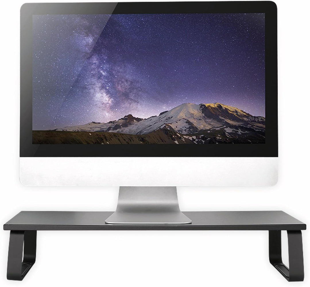 LogiLink TV- Monitorerhöhung aus Stahl & stabiler Spanplatte & EVA Polster (Dicke: 1,2cm), max. Bela