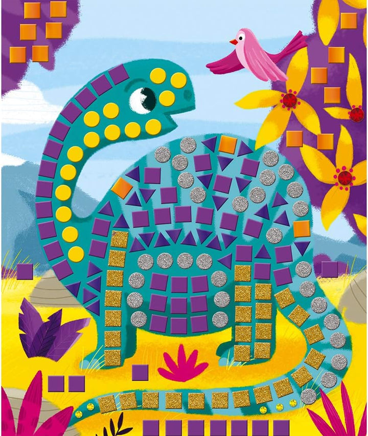 Janod - From 4 years old - Creative Kit - Dinosaur Mosaics - Calm Workshops - Creative Leisure - Dex