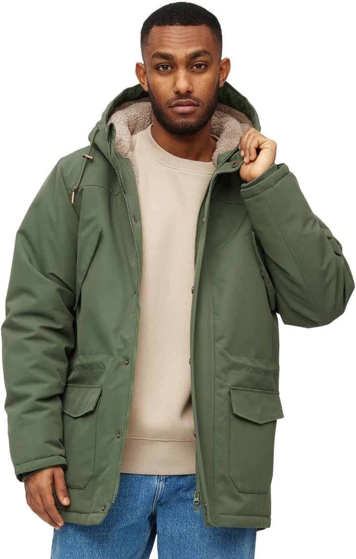 derbe Herren Winterjacke Festholm Warm XL Cypress Oliv, XL Cypress Oliv