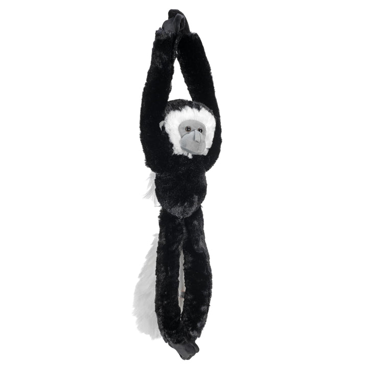 Wild Republic 15255 - Hanging Monkey Plüsch Colobus Stummelaffe, 51 cm, Colobus Stummelaffe
