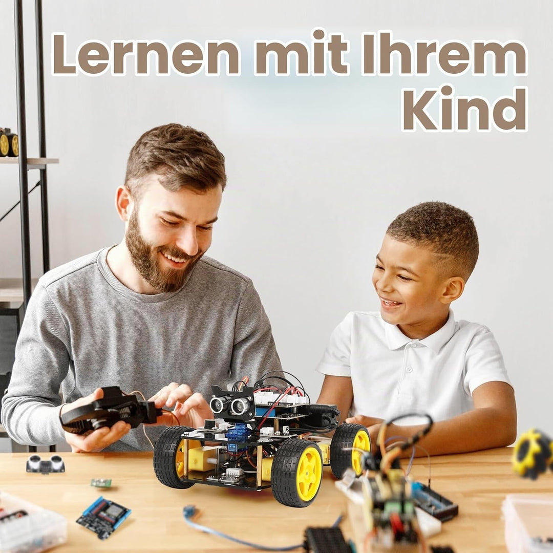 ACEBOTT Roboter Bausatz für Kinder 12+ Jahren, Roboter Kinder kompatibel mit Arduino und Scratch, Ro