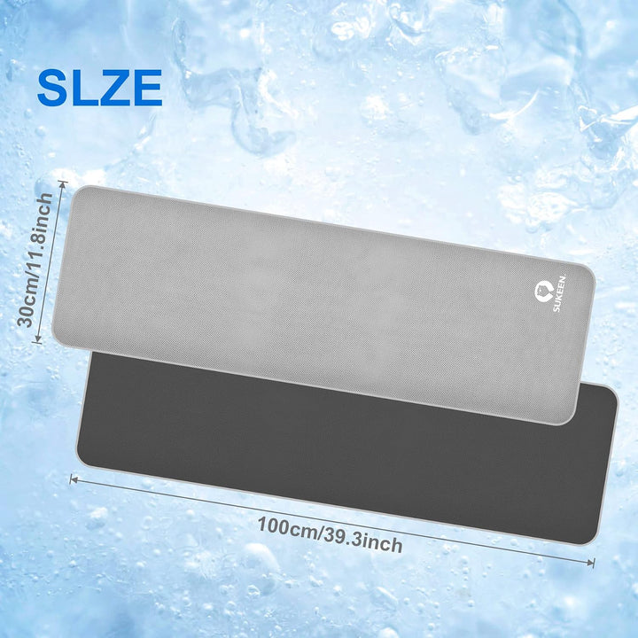Sukeen Kühlendes Handtuch, Kühlhandtuch 100 x 30 cm, Ice Cooling Towel für Hals und Gesicht, Kühlend
