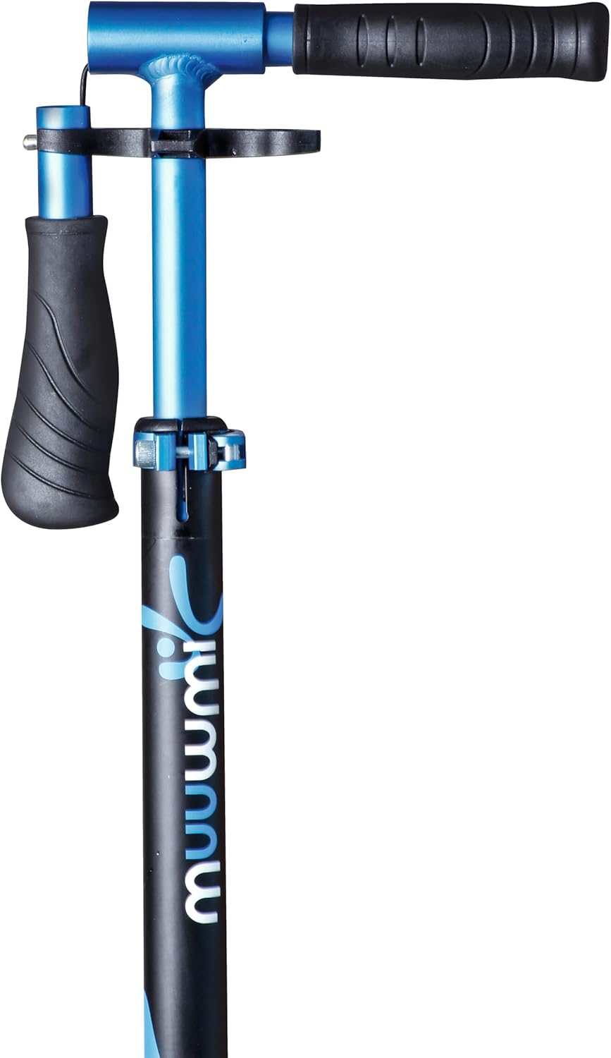 muuwmi Aluminium Scooter – Tretroller, 205 mm, ABEC 7, für Kinder und Erwachsene, GS geprüft, höhenv