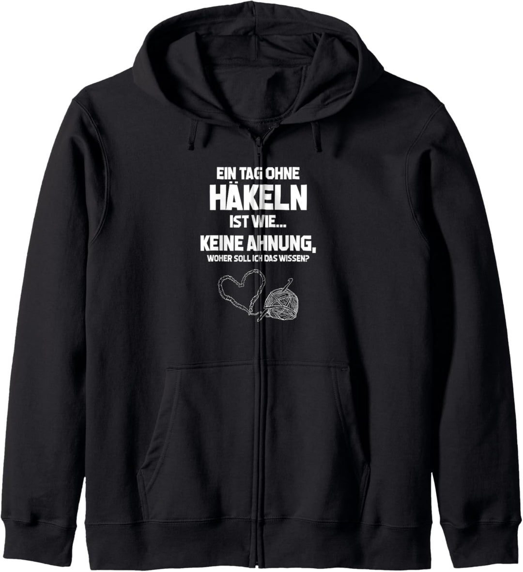 Tag ohne Häkeln? Unmöglich! - Crochet Crocheting Häkeln Kapuzenjacke