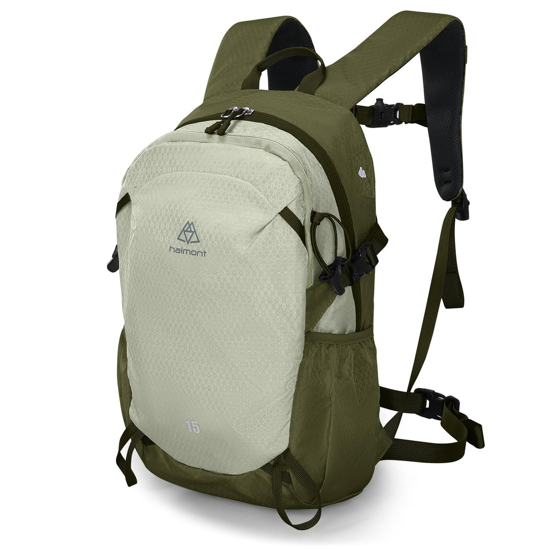 Haimont 15L Wanderrucksack - Ultraleichter Tagesrucksack für Herren & Damen, Wasserabweisender Daypa