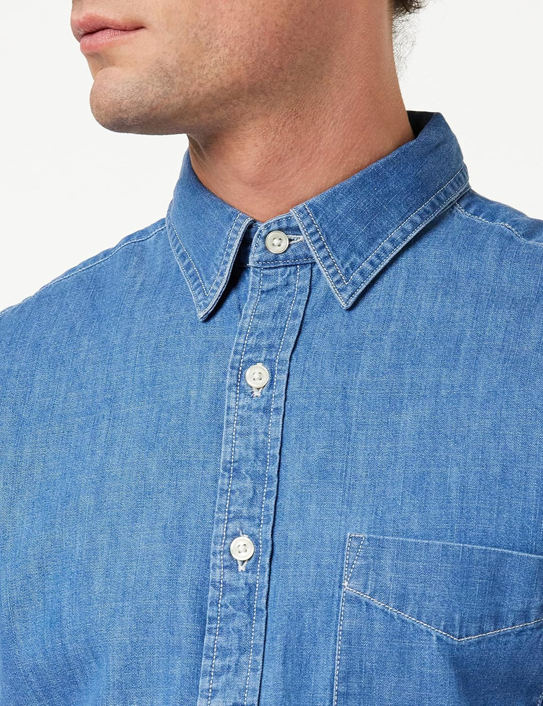 Dockers Herren Original Shirt Slim Hemd S Glory Light Indigo, S Glory Light Indigo