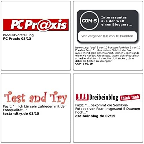 Somikon Produktfoto Box: Professionelle Foto-Studio-Box, 2 Fotolampen & Stativ, 22 W, 1.710 lm