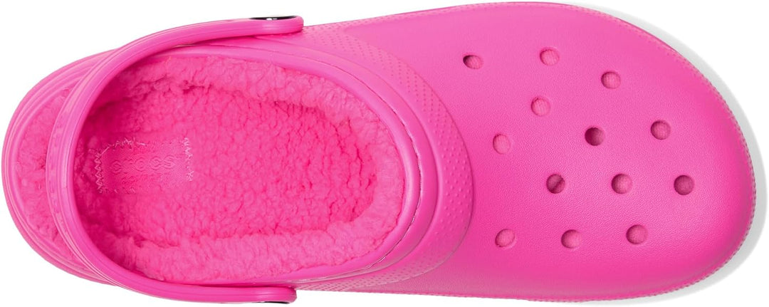 Crocs Unisex Kinder Classic Lined Clog K 28 EU Rose, 28 EU Rose