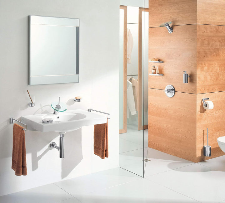 KEUCO Plan Seifenspender, 250 ml, Metall verchromt, Made in Germany, nachfüllbar, inkl. Schrauben un