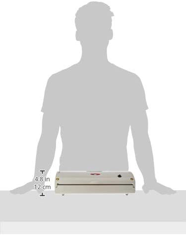 Reber 9340 N Gerät für Vakuum-Verpackung 830 MB, 18 l/min, 180 W, Weiss