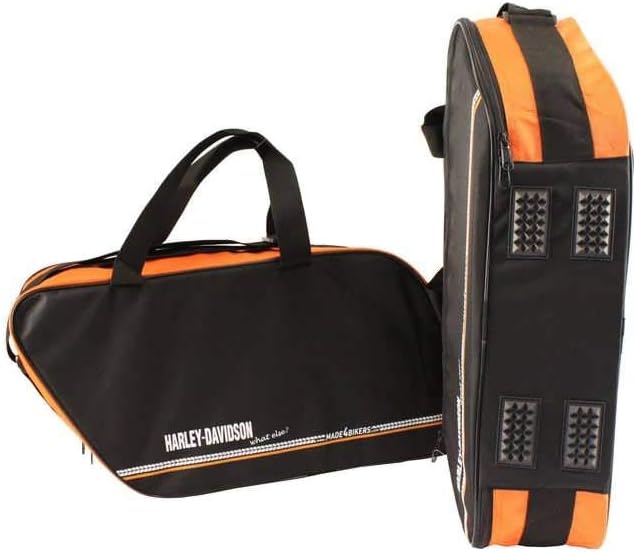 made4bikers: Bedruckte Koffer Innentaschen passend für Harley-Davidson Road King sowie Road-, Street