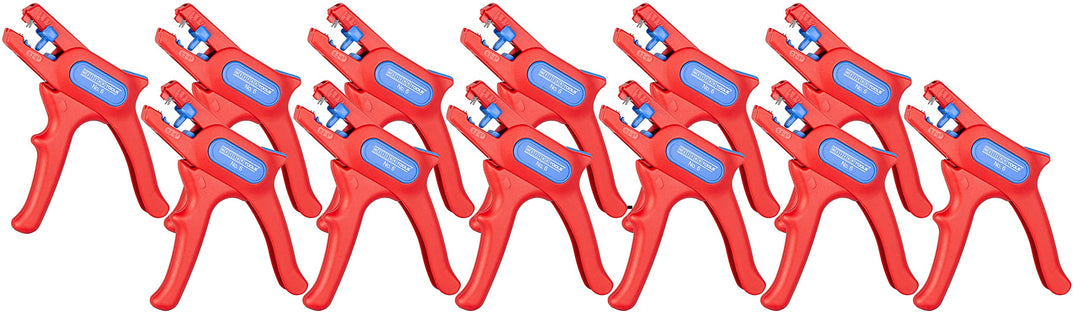 WEICON TOOLS Automatische Abisolierzange No.6 für 0,2-6mm² Kabel bis 1000 Volt, 12er Set, 12er Set