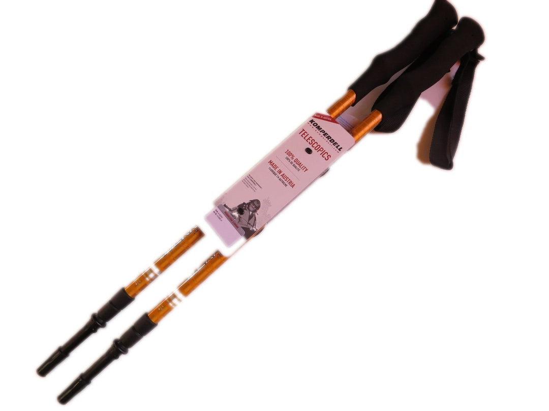 Komperdell Wanderstock Trekker Antishock Teleskopstock 105- 140 cm Leichtmetall Wanderstöcke | Leich