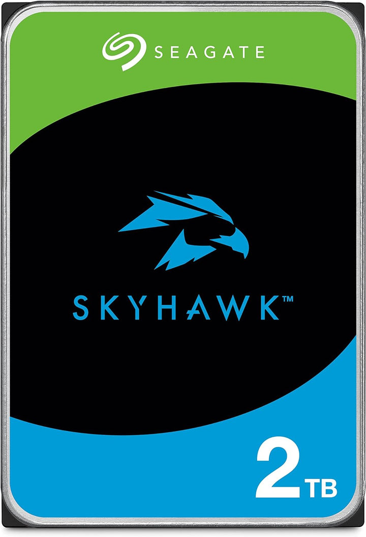 Seagate SkyHawk 2TB interne Festplatte HDD, Videoaufnahme bis zu 64 Kameras, 3.5 Zoll, 64 MB Cache,