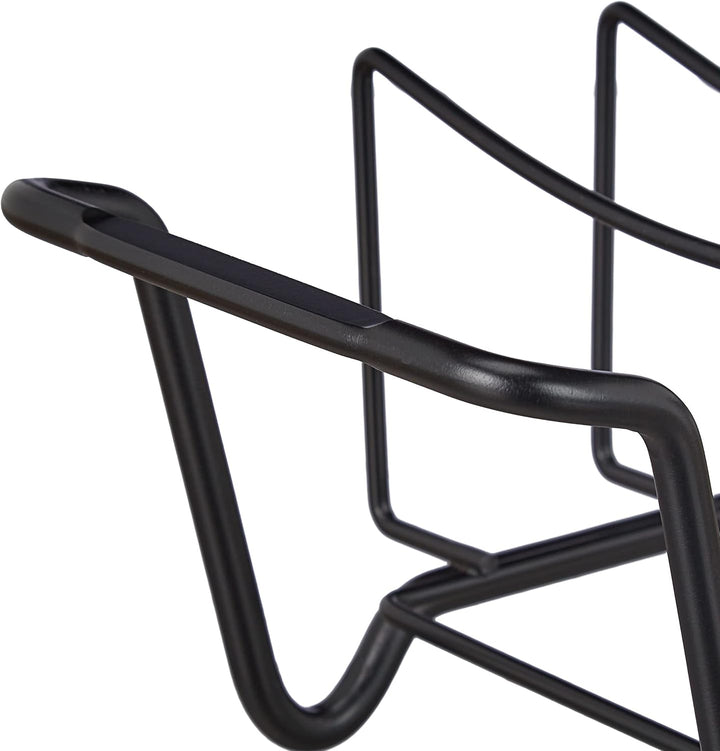 Relaxdays Rippchenhalter, Bratenkorb für den Grill, Carbonstahl, beidseitig, Grillfleischhalter für