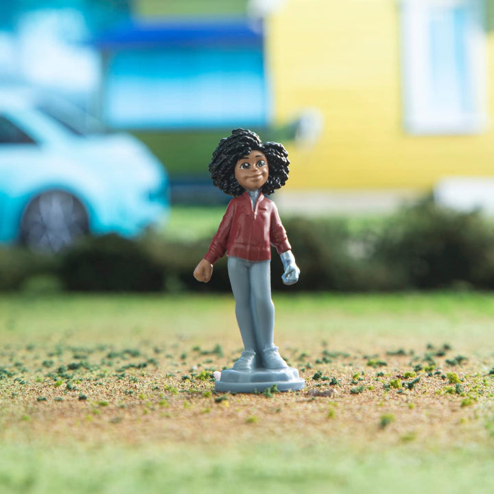 Transformers Spielzeug EarthSpark Spin Changer Bumblebee Action-Figur (20 cm) mit Mo Malto Figur (5