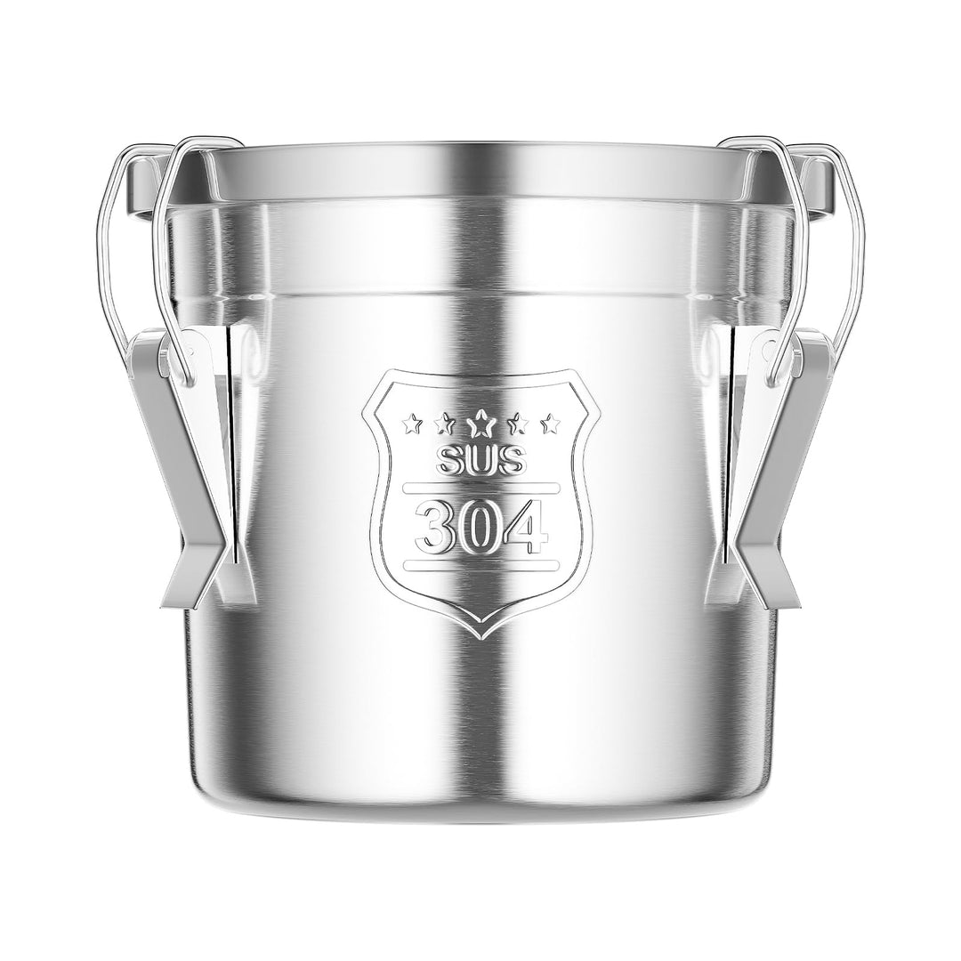 6L/1.59Gal Edelstahl-Luftdichter Lebensmittelbehälter mit luftdichtem Deckel und Verschlussklammer R