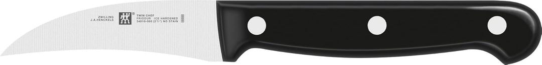 ZWILLING Twin Chef Schälmesser, Klingenlänge: 7 cm, Gebogenes Klingenblatt, Rostfreier Spezialstahl/