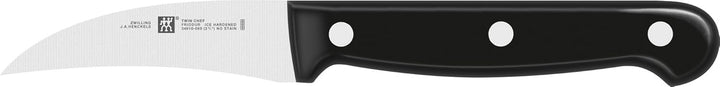ZWILLING Twin Chef Schälmesser, Klingenlänge: 7 cm, Gebogenes Klingenblatt, Rostfreier Spezialstahl/