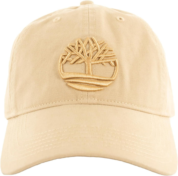 Timberland Herren-Baseballmütze mit Lederaufnäher-Logo Einheitsgrösse Safari, Einheitsgrösse Safari