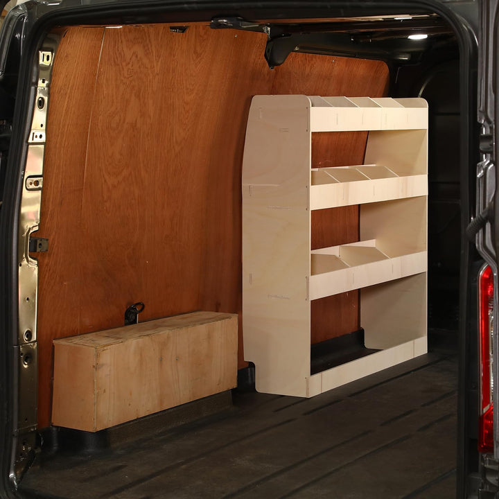 Vanify - Kompatibel mit Ford Transit Custom L2 2012+ Fahrzeugeinrichtung Fahrzeugregale, Fahrerseite