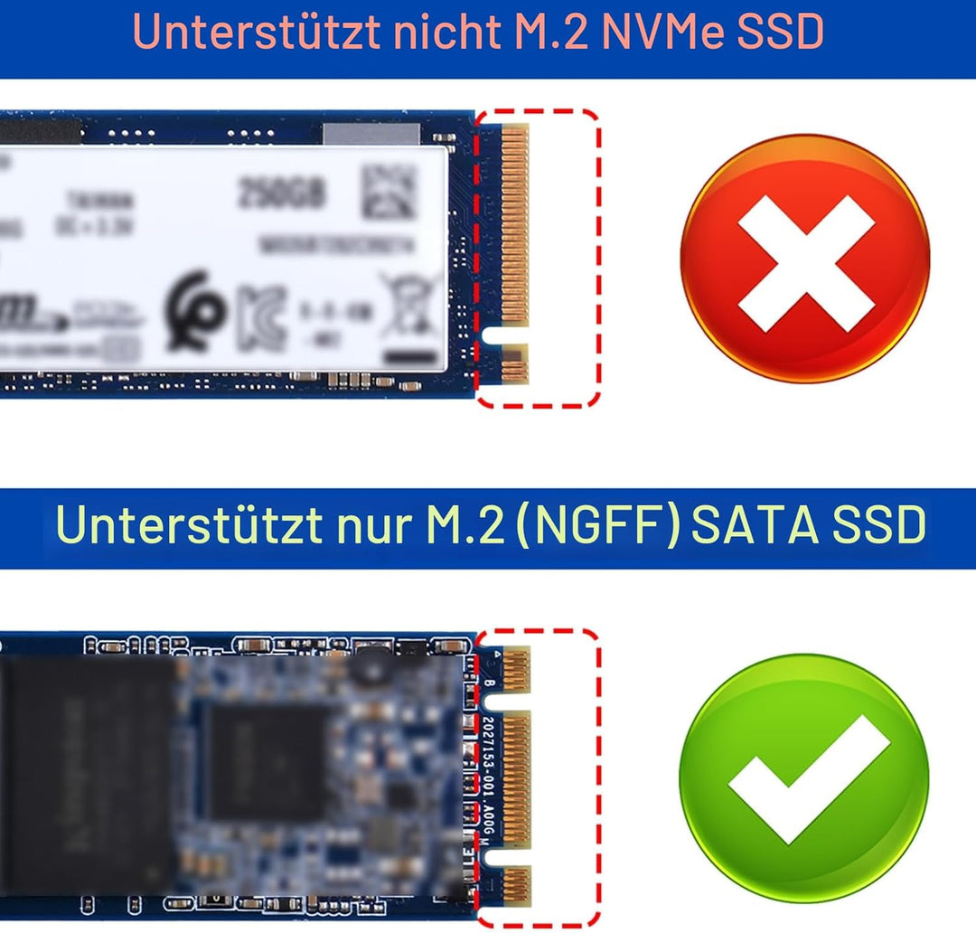 GeeekPi Raspberry Pi 4 Aluminium NAS Gehäuse mit PWM Lüfter und M.2 SATA SSD Adapterplatine, Raspber