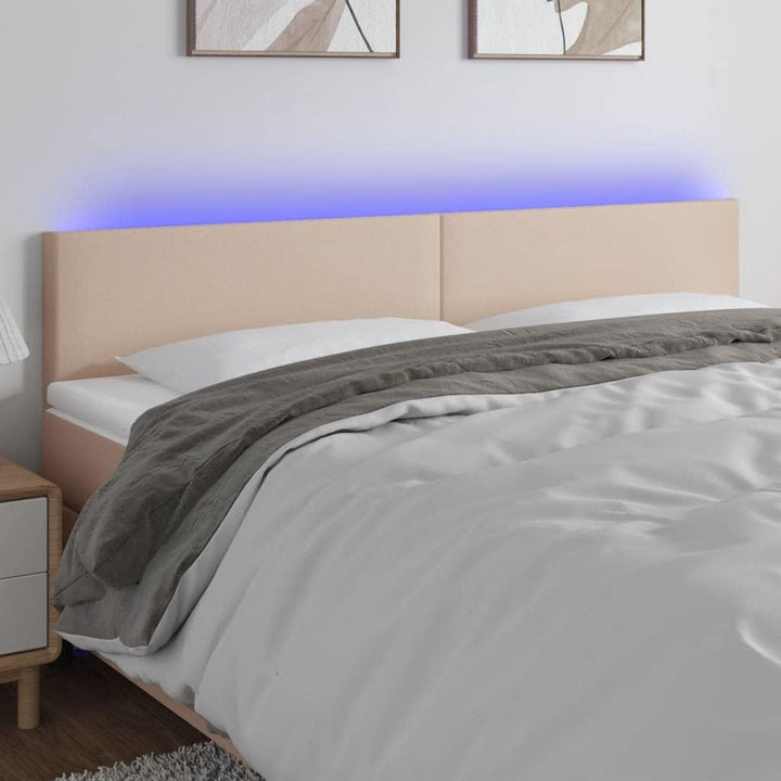 vidaXL LED Kopfteil Polsterkopfteil Bettkopfteil Betthaupt für Bett Bettrahmen Bettgestell Schlafzim
