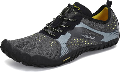 SAGUARO Unisex Barfussschuhe Leicht Atmungsaktiv Tragbar Traillaufschuhe Weich rutschfest Fitnesssch