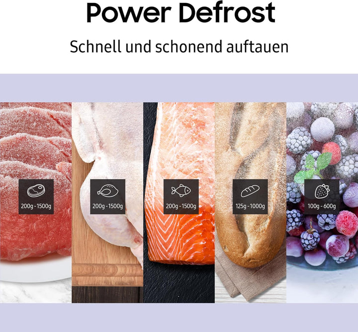 Samsung MC32DB7746KDE1 Bespoke Mikrowelle mit Grill und Heissluft, 32 l, 900 W, Smart Control, AirFr