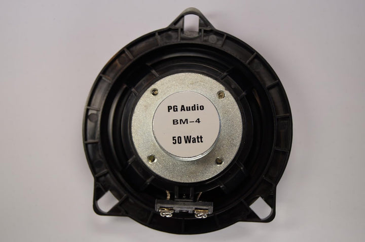 PG Audio BM-4, 10 cm Koaxial Lautsprecher passend für BMW 1er (E81, E82, E87, E88), 3er (E90, E91, E