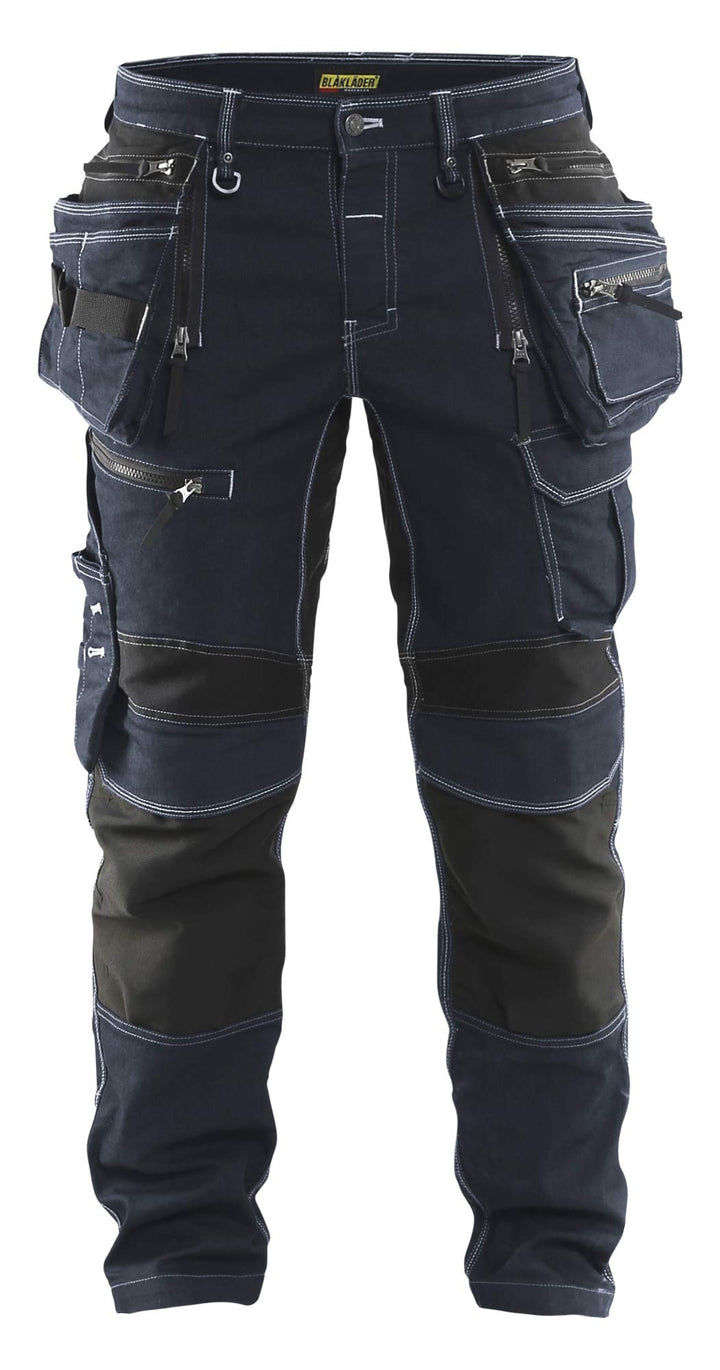 Blåkläder 19901141 Werker Hose Stretch X1900, Marineblau / Schwarz, D108 D108 8999, D108 8999