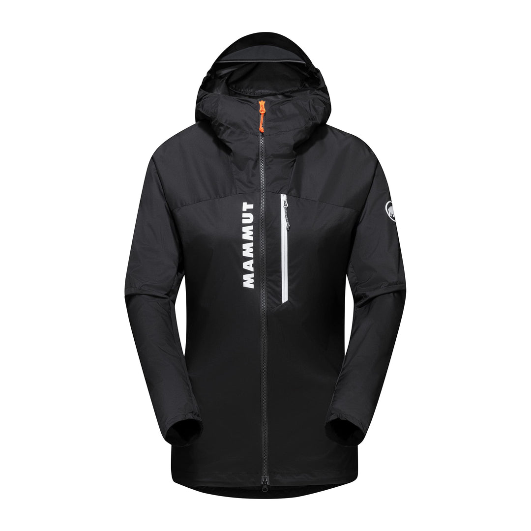 Mammut Damen Aenergy Hooded Windbreaker Jacke mit Kapuze, Schwarz