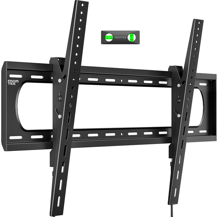 monTEK TV Wandhalterung Neigbar für 60-120 Zoll Fernseher bis zu 136 kg, Universal TV Halterung VESA