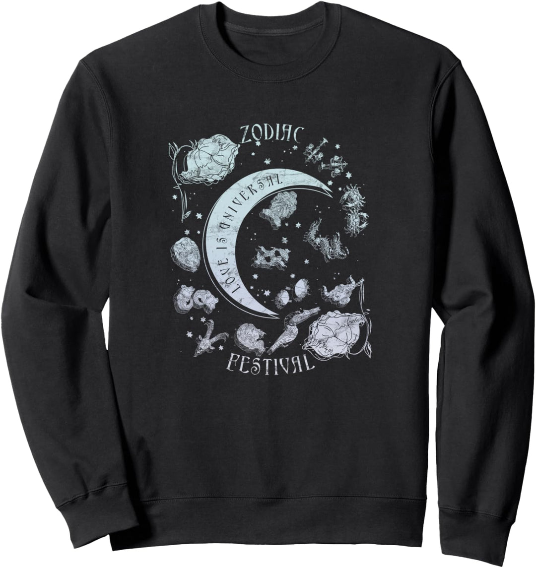 Zodiac Festival Moon & Roses Sweatshirt