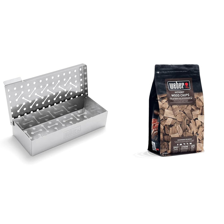 Weber 7576 Räucherbox universal, Räuchern, für Gas- und Holzkohlegrills, Raucharmona + Weber Räucher