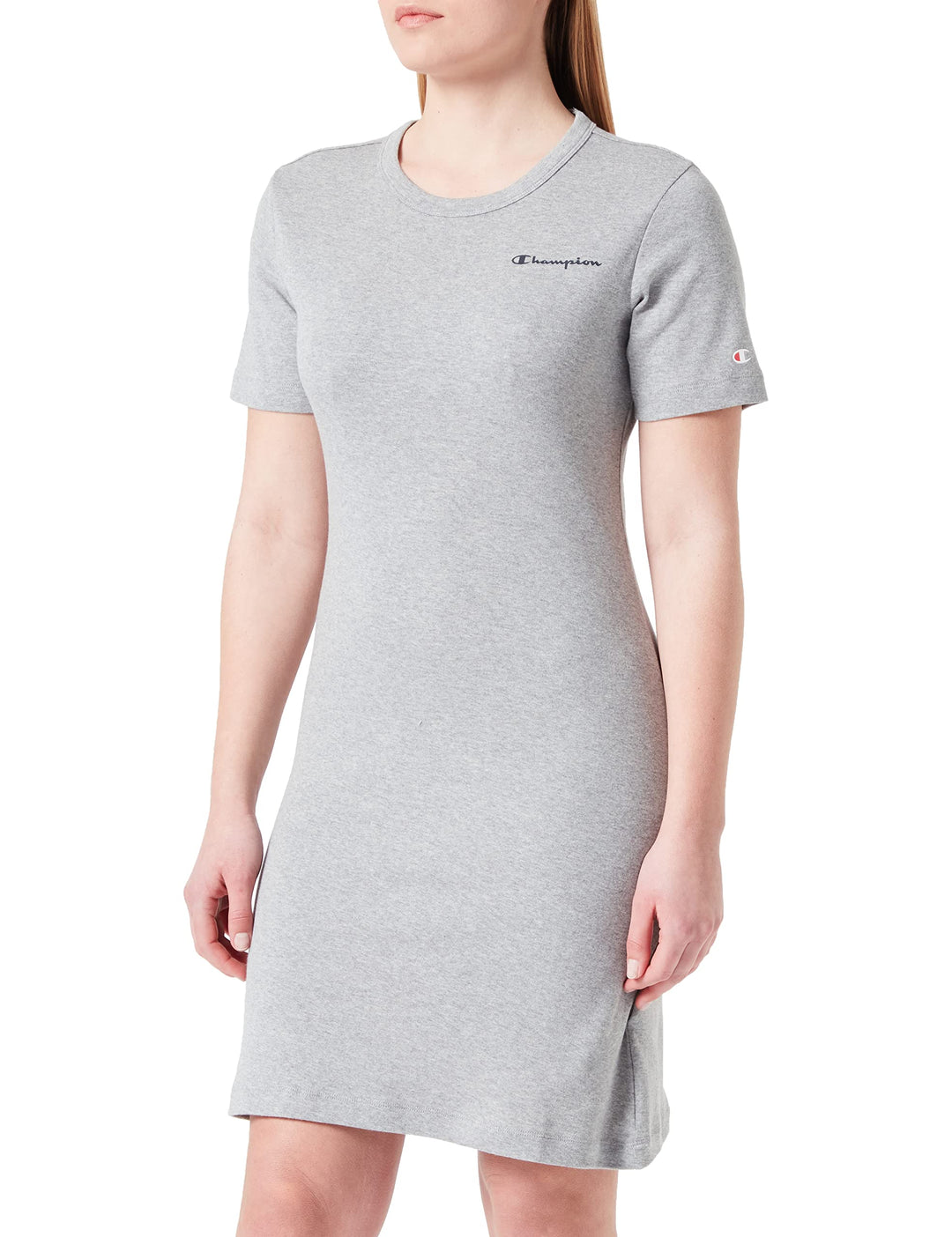 Champion Damen Kleid XS Helles Melangegrau, XS Helles Melangegrau