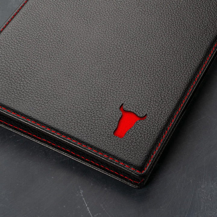 TORRO Grosser Golf Scorekartenhalter und Yardage-Buch-Cover – Echtes Leder Pro Golf Scorekarte und Y